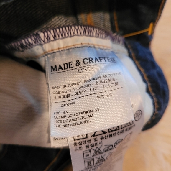 Levi's Made & Crafted Needle Narrow Rinse Jeans 29 - Picture 9 of 13